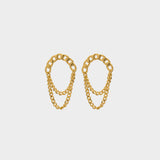 Stevie earrings gold