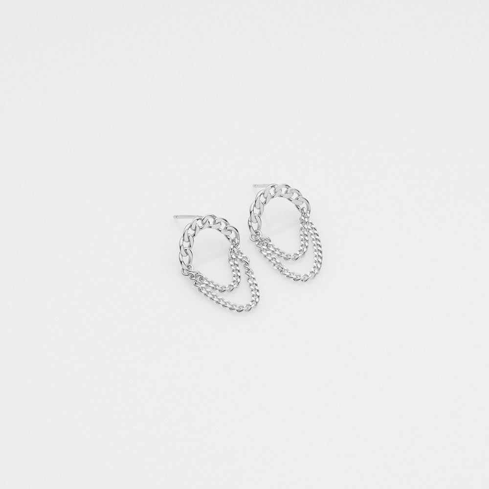 Stevie earrings silver