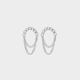 Stevie earrings silver