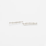Alexa earrings 14K white gold