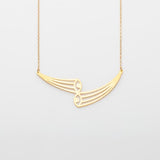 Aye double necklace gold