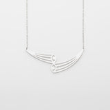 Aye double necklace silver