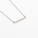 Alexa necklace 14K white gold