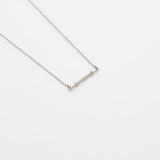 Alexa necklace 14K white gold with diamonds