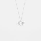 Sea & Sun heart necklace silver