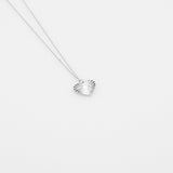 Sea & Sun heart necklace silver