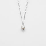 Sea & Sun fancy pearl necklace silver