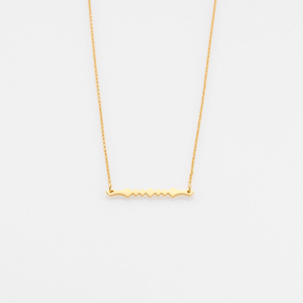 Alexa necklace gold