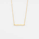 Alexa necklace gold
