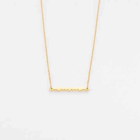 Alexa necklace gold