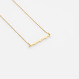 Alexa necklace gold