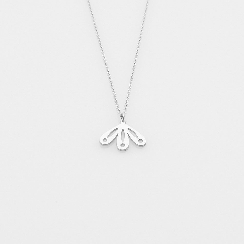 Fish Bouquet necklace silver