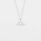 Fish Bouquet necklace silver