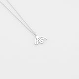 Fish Bouquet necklace silver