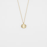 Sea & Sun sun necklace 14K yellow gold