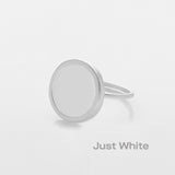 just white