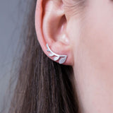 Chloi earrings L silver