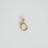 Aura earring charm 14K yellow gold