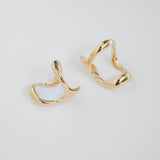 Aura cuff earring 14K yellow gold