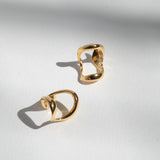 Aura cuff earring gold