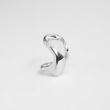 Aura cuff earring silver