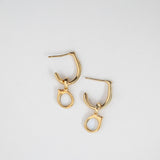 Aura hoops 14K yellow gold