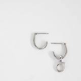 Aura hoops silver