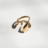 Aura open ring gold