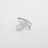 Aura open ring silver