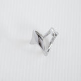 Aura open ring silver