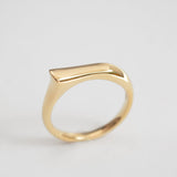 Aura ring 14K yellow gold