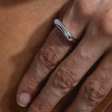 Aura ring siver