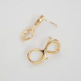 Aura earrings 14K yellow gold