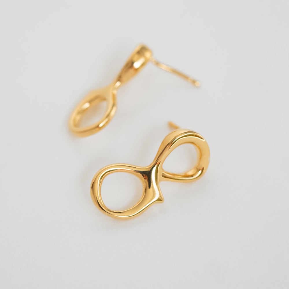Aura earrings gold