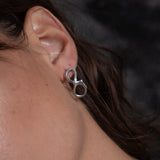 Aura earrings silver