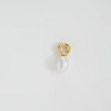 Cloud earring/necklace charm gold