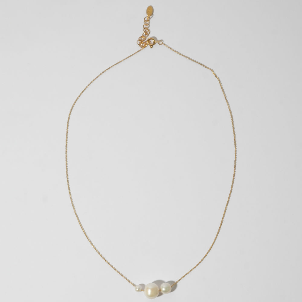 Cloud necklace 14K yellow gold