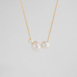 Cloud necklace gold