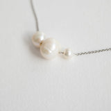 Cloud necklace silver