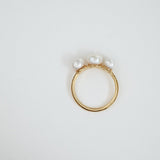 Cloud ring 14K yellow gold