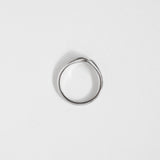 Oval ring silver