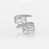 Aye double ring silver