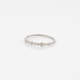 Alexa ring 14K white gold