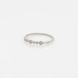 Alexa ring 14K white gold with diamonds