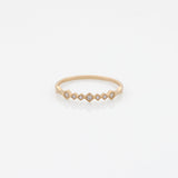 Alexa ring 14K yellow gold with diamonds