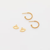 Aye earring charm gold
