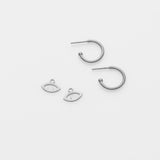 Aye earring charm silver