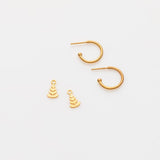 Chloi earring charm gold