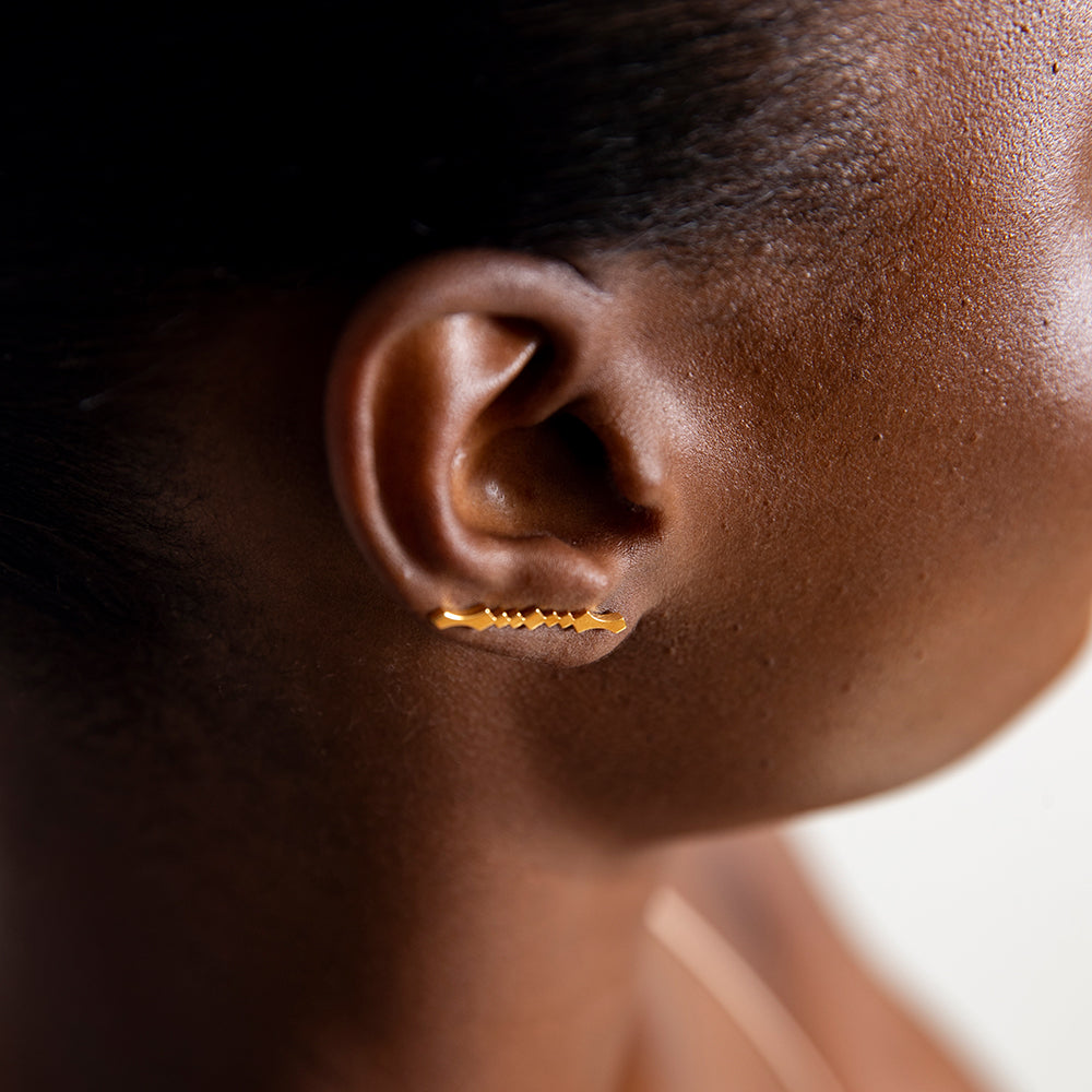 Alexa earrings 14K yellow gold