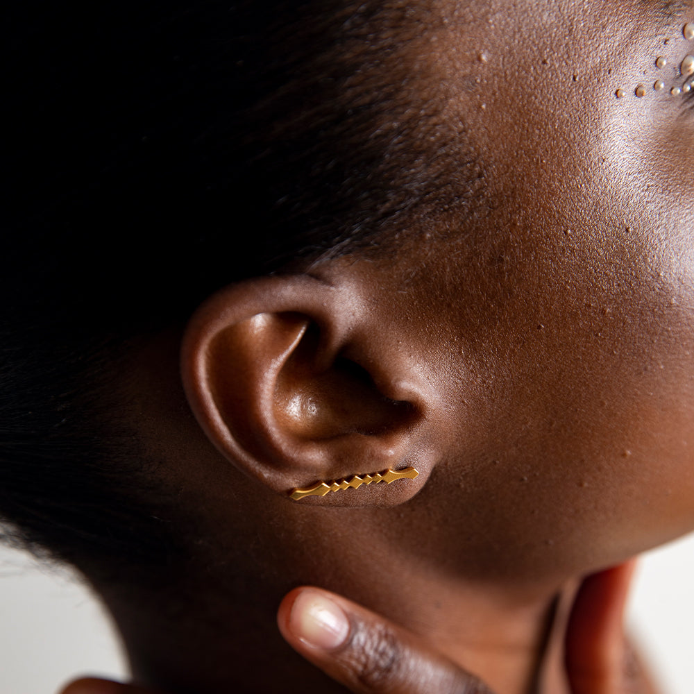 Alexa earrings gold
